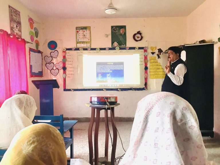 classroom of defence college for girls mardan
