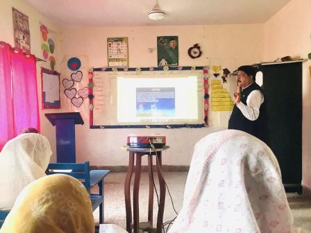 classroom of defence college for girls mardan
